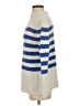 Talbots 100% Cotton Stripes Blue Turtleneck Sweater Size S - photo 5