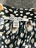Nic + Zoe Animal Print Black Long Sleeve Blouse Size XS - photo 7