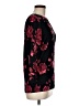 Talbots 100% Merino Floral Black Wool Sweater Size M - photo 4
