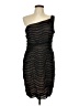 Bebe 100% Silk Black Cocktail Dress Size L - photo 1