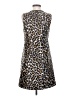 J.Crew 100% Polyester Animal Print Brown Cocktail Dress Size 2 - photo 2