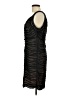 Bebe 100% Silk Black Cocktail Dress Size L - photo 5