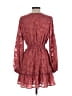 Lulus 100% Polyester Hearts Burgundy Casual Dress Size S - photo 2