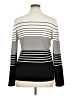 Ninety Stripes Ivory Turtleneck Sweater Size 1X - photo 2