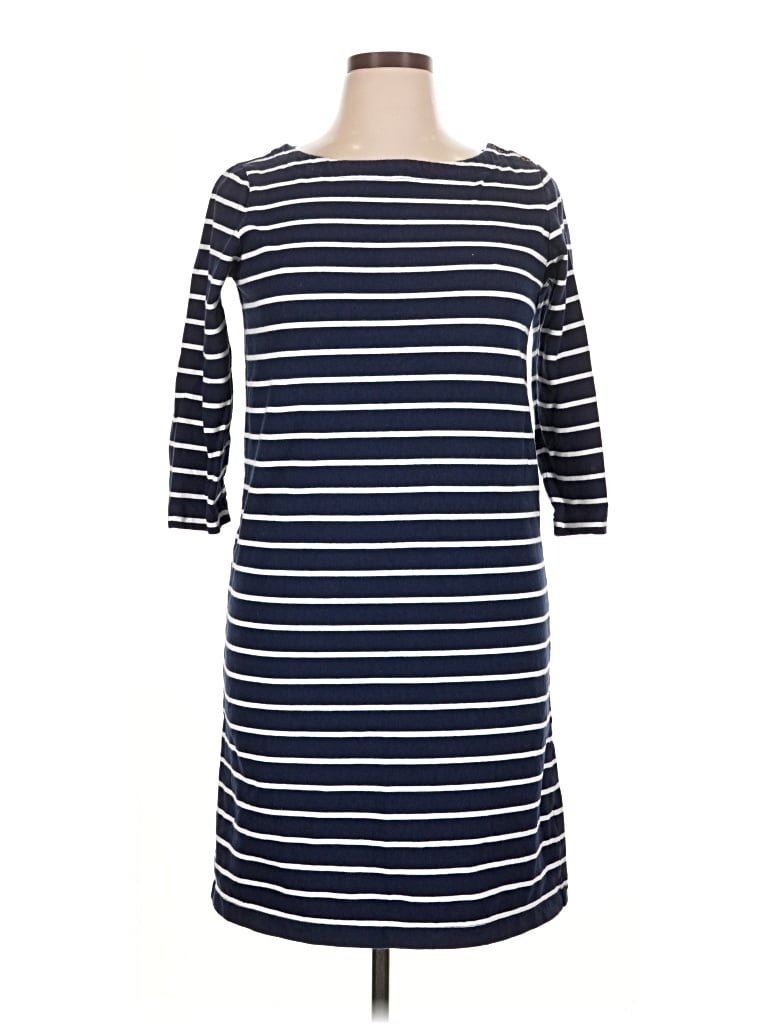 Pre-owned Lands' End Casual Dress In Blue