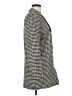 Coldwater Creek Houndstooth Ivory Silk Blazer Size 8 - photo 4
