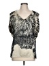 Mango Snake Print Animal Print Tan 3/4 Sleeve Blouse Size L - photo 1
