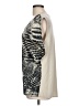 Mango Snake Print Animal Print Tan 3/4 Sleeve Blouse Size L - photo 5