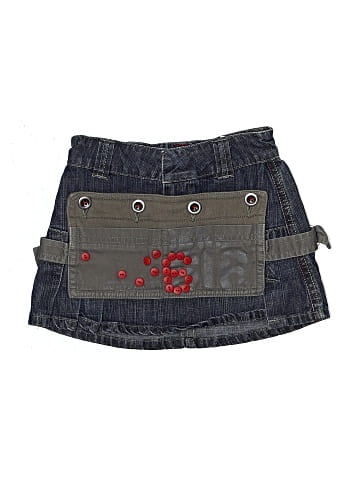 IKKS Denim Skirt (view 1)