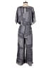 First Love Plaid Gray Jumpsuit Size S - photo 2