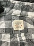 Crewcuts Checkered-gingham Gray Long Sleeve Button-Down Shirt Size 2 - photo 3