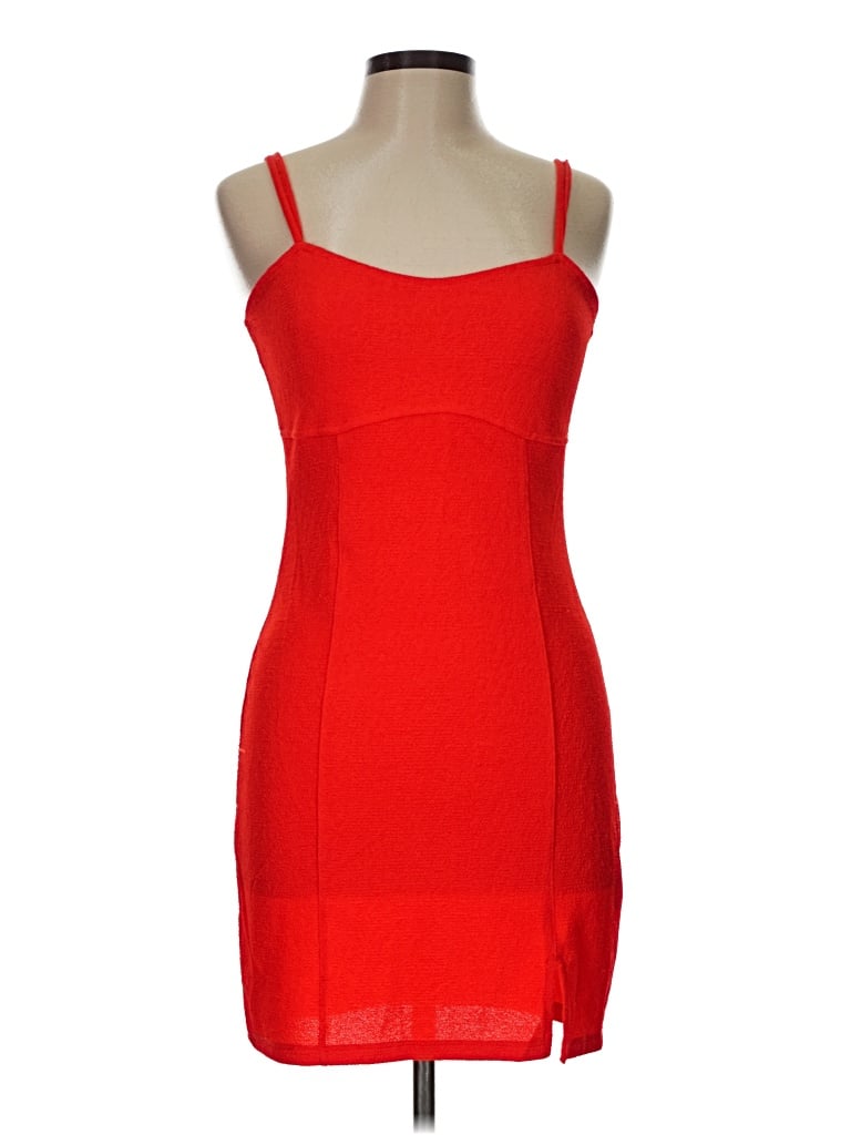 Pre-owned Divided By H&m Cocktail Dress In Red
