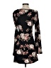 Aqua Floral Black Cocktail Dress Size S - photo 2
