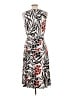 Jones Studio Print Gray Casual Dress Size L - photo 2
