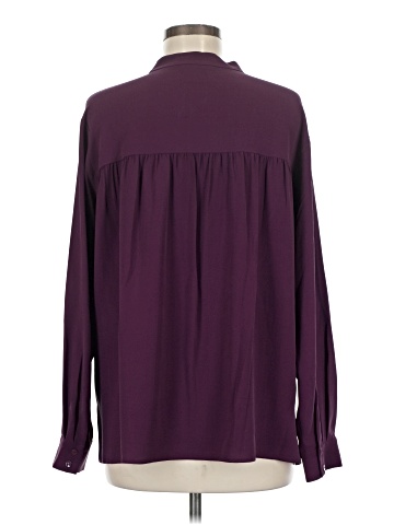 Eileen Fisher Long Sleeve Silk Top (view 2)