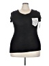 Ocasion Black Short Sleeve Top Size 3X - photo 1