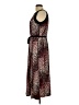 Perceptions Animal Print Burgundy Cocktail Dress Size L - photo 5
