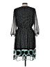 Worthington 100% Polyester Polka Dots Black Casual Dress Size 10 - photo 2