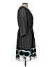 Worthington 100% Polyester Polka Dots Black Casual Dress Size 10 - photo 4