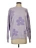 Calvin Klein Floral Purple Pullover Sweater Size S (estimated) - photo 1