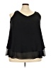 Lane Bryant 100% Polyester Black Sleeveless Blouse Size 18 - photo 1