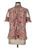 Walter Baker 100% Polyester Paisley Pink Short Sleeve Blouse Size M - photo 1
