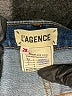 L'Agence Blue Denim Shorts Size 28 waist - photo 3