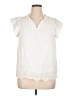 Indigo Rose Ivory Short Sleeve Blouse Size XL (petite) - photo 1