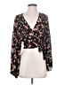 A.L.C. Black Long Sleeve Blouse Size 4 - photo 1
