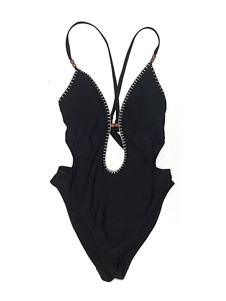 Pre-owned Shade & Shore One Piece Swimsuit In Black