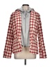 Central Park West 100% Polyester Plaid Red Jacket Size L - photo 1