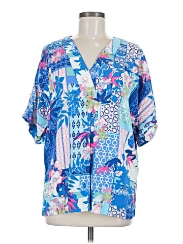 Natori Short Sleeve Blouse (view 1)