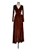 Baltic Born Solid Brown Cocktail Dress Size XS - photo 1