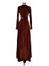 Baltic Born Solid Brown Cocktail Dress Size XS - photo 2