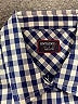 UNTUCKit 100% Cotton Checkered-gingham Blue Long Sleeve Blouse Size 6 - photo 7
