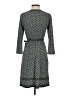 Max Studio Polka Dots Gray Casual Dress Size S - photo 2