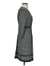 Max Studio Polka Dots Gray Casual Dress Size S - photo 4