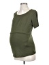 Smallshow Green Short Sleeve Top Size Sm Maternity - photo 1