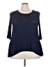 Sole Diane Studio Blue 3/4 Sleeve T-Shirt Size 2X - photo 1