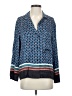 Maje Blue 3/4 Sleeve Blouse Size Med (2) - photo 1