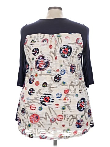 Sole Diane Studio 3/4 Sleeve T-Shirt (view 2)