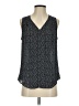 Banana Republic 100% Polyester Polka Dots Black Sleeveless Blouse Size S - photo 1