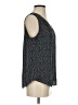 Banana Republic 100% Polyester Polka Dots Black Sleeveless Blouse Size S - photo 4