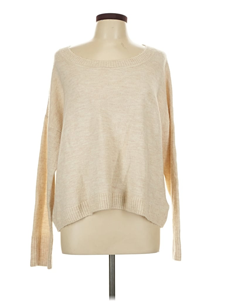 Pre-owned Gap Long Sleeve T-shirt In Tan