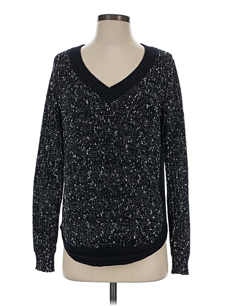 Pre-owned Double Zero Pullover Sweater In Black