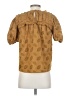 Let Me Be Brown Short Sleeve Blouse Size 2 - photo 2