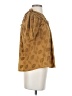 Let Me Be Brown Short Sleeve Blouse Size 2 - photo 4