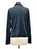 Olivia Sky Color Block Blue Long Sleeve Blouse Size L - photo 2
