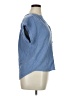 Como Vintage Blue Short Sleeve Blouse Size XL - photo 4