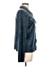 Olivia Sky Color Block Blue Long Sleeve Blouse Size L - photo 4